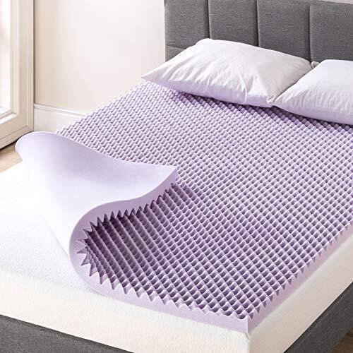 Price Mattress 2 Inch Egg Crate Memory Foam Mattress Topper With Soothing Lavend