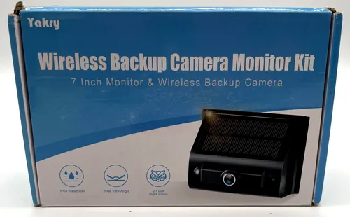 YAKRY 7” Wireless Backup Camera Monitor Kit:Easy Install HD 1080P Strong Magnet