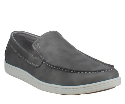 Izod Men's Size 12, Seapoint Slip On Shoes, Gray, New