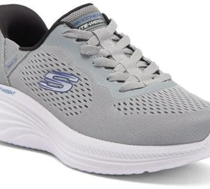 Skechers Hands Free Swift Fit GRY Womens US 7.5 Gray Memory Foam Shoes