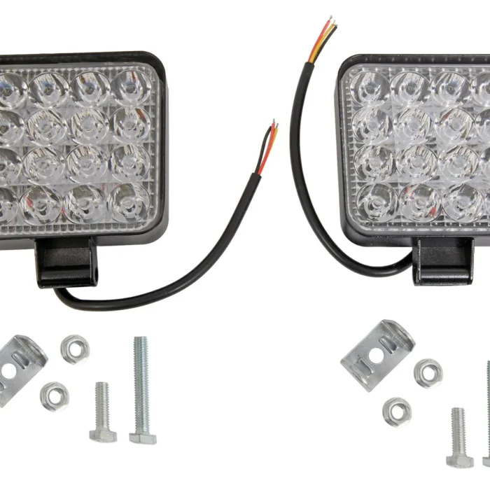 4 Inch Led Light Pods, Led Pods Offroad Light Pods White Spot Beam Waterproof Off Road Spot Light with Wiring Harness Kit Fit for Jeep Pickup Truck ATV UTV SUV Motorcycle Car Boat
