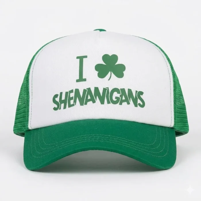 Trucker Hat, Irish Green Baseball Cap