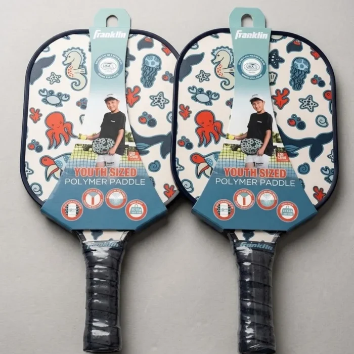 Franklin Sports Youth Paddle - Sea Creature Graphic: Fiberglass Construction (pack of 2)
