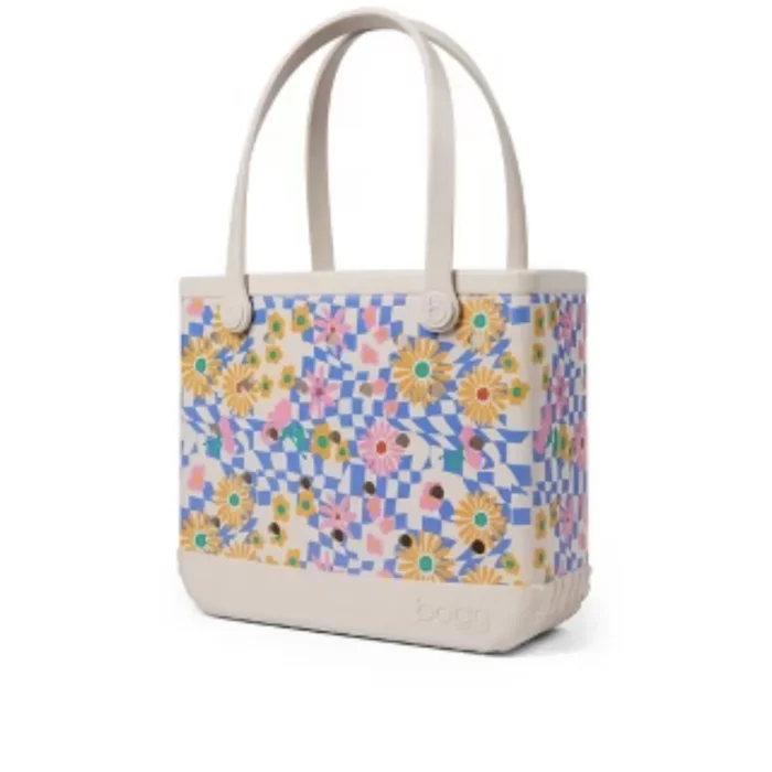 Baby Bogg Bag Tote Bag - Blue Saffron Check'er Out