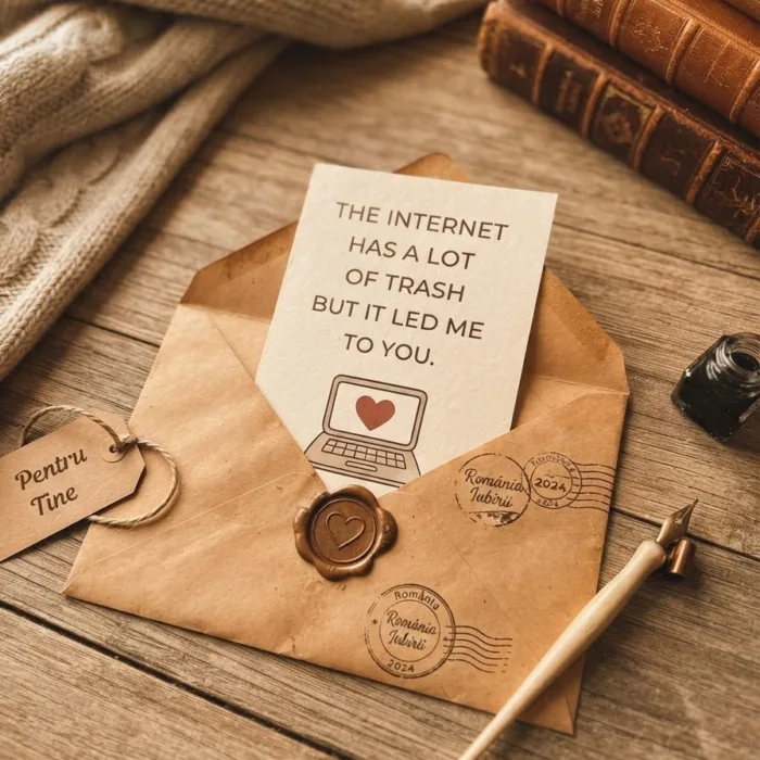 Goroar Funny Anniversary Card for Him Her, Romantic Online Dating Greeting Card, Online Valentines Day Card, Best Thing I've Found on the Internet
