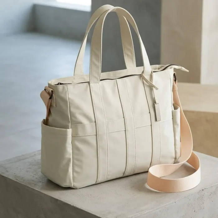 Tote Bag for Women, Inside Secret Pocket with Zip and Multi Pocket Bag